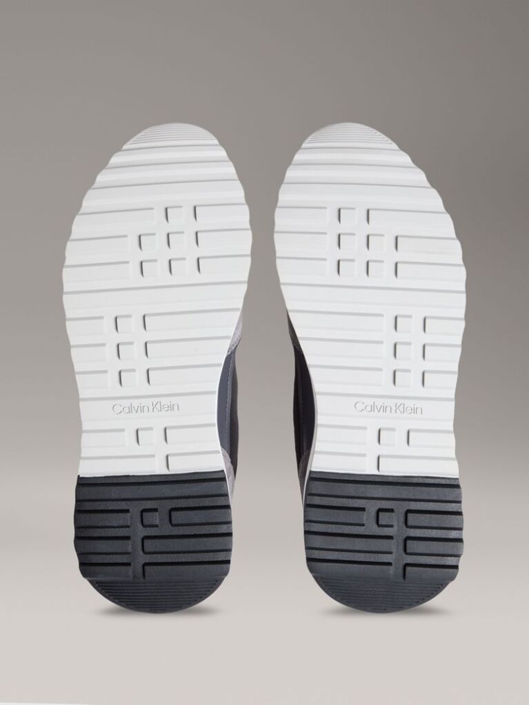 Gri Adidasi Runner Din Amestec De Piele  Barbati