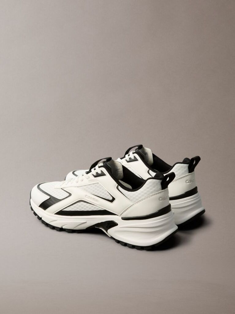 Alb Trailblazer – Adidasi De Alergare Din Material Mesh Mix  Barbati