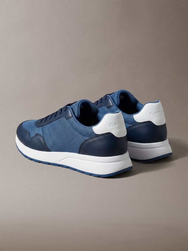 Albastru CK Volumax - Adidasi Cu Talpa Chunky Tip Runner  Barbati
