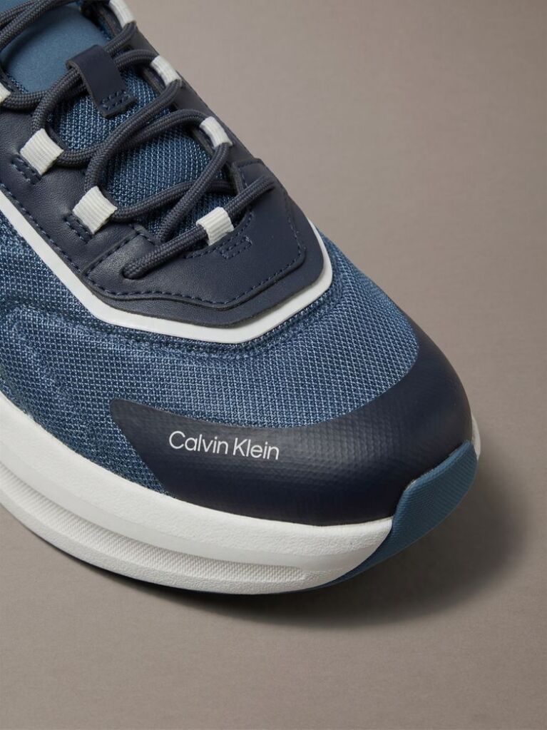 Albastru CK Volumax - Adidasi Cu Talpa Chunky Tip Runner  Barbati