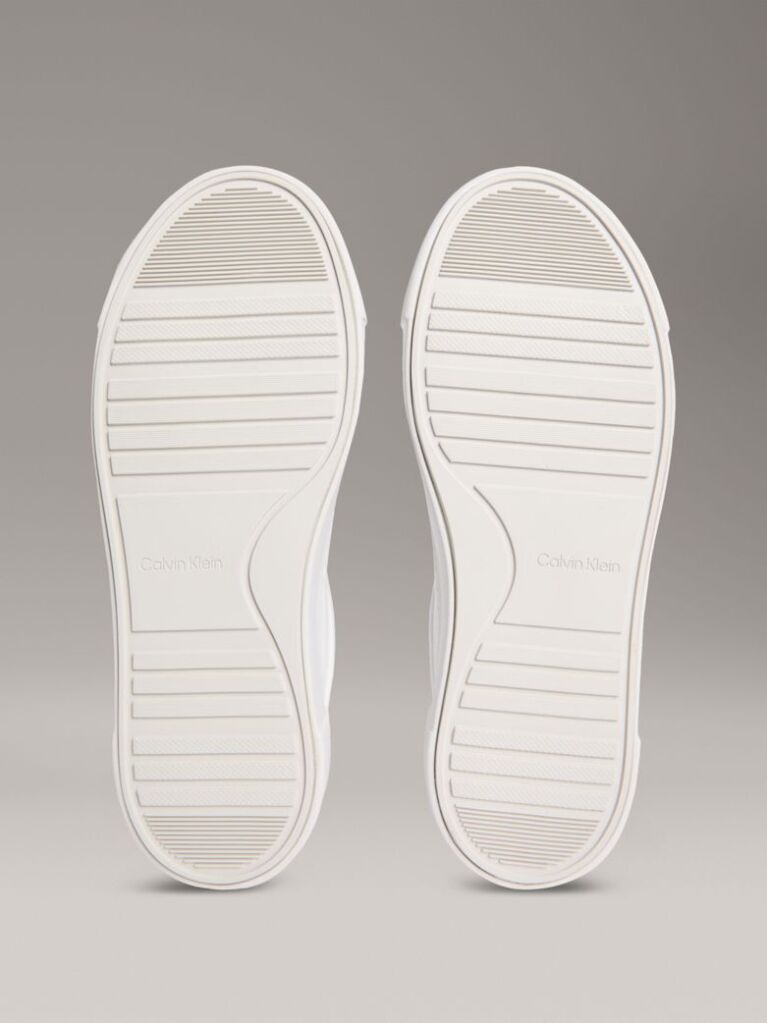 White Leather Platform trainers  Women
