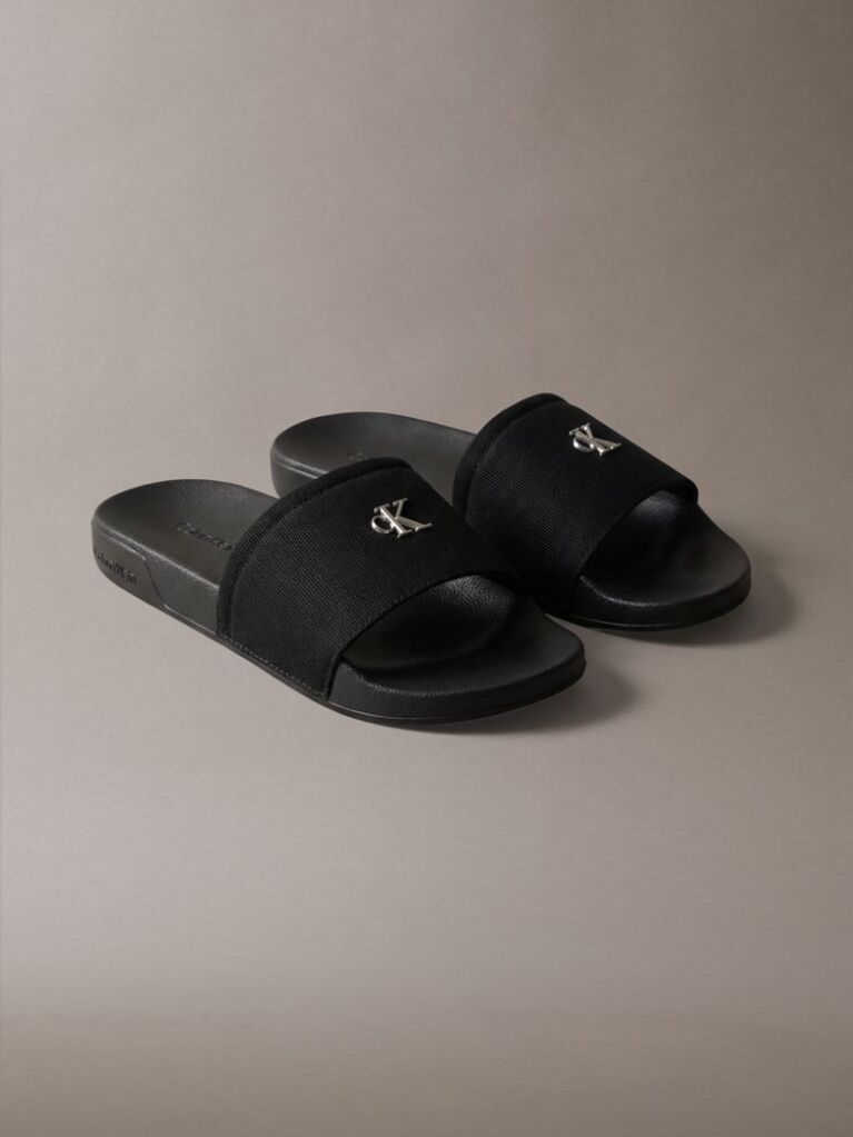 Black Nemo - Canvas Signature Logo Sliders  Women