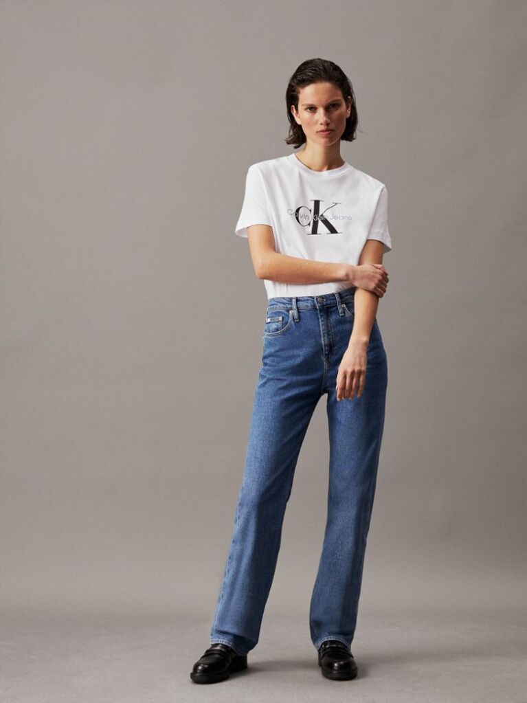 White Monogram T-Shirt  Women