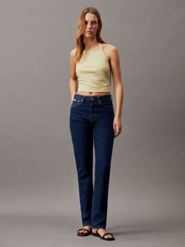 Denim Authentic Slim Straight Jeans  Women