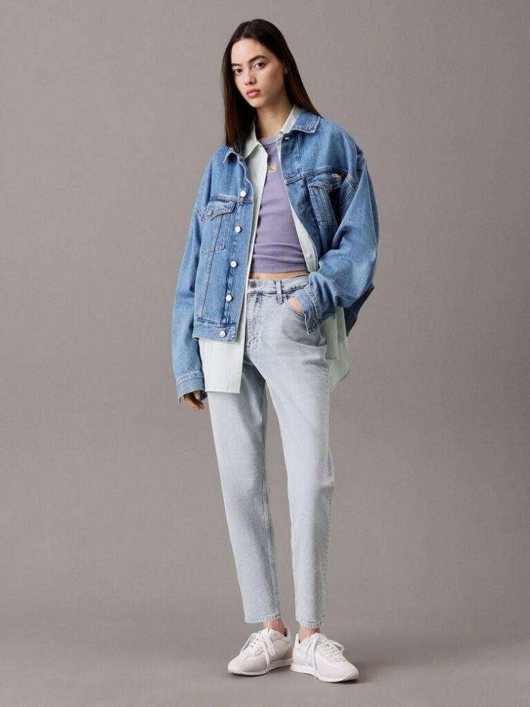 Denim Blugi Mom  Femei