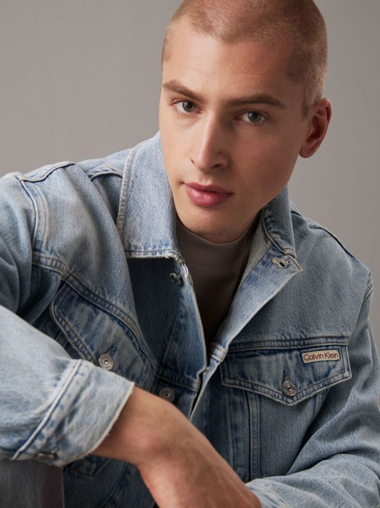 Denim Relaxed Denim Jacket  Men