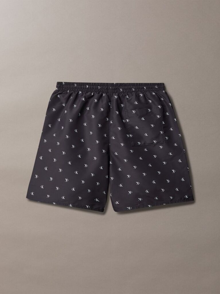 Negru Pantaloni Scurti De Baie Pentru Baieti - CK Monogram  Baieti