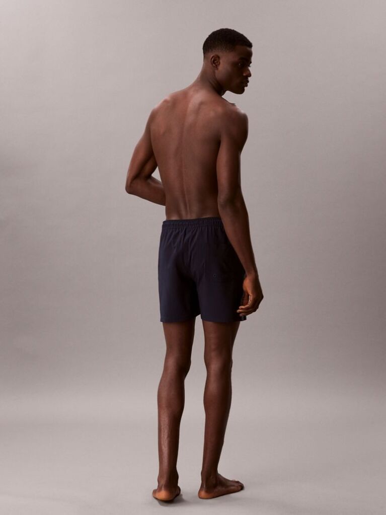 Black Core Solid Swim Shorts  Men