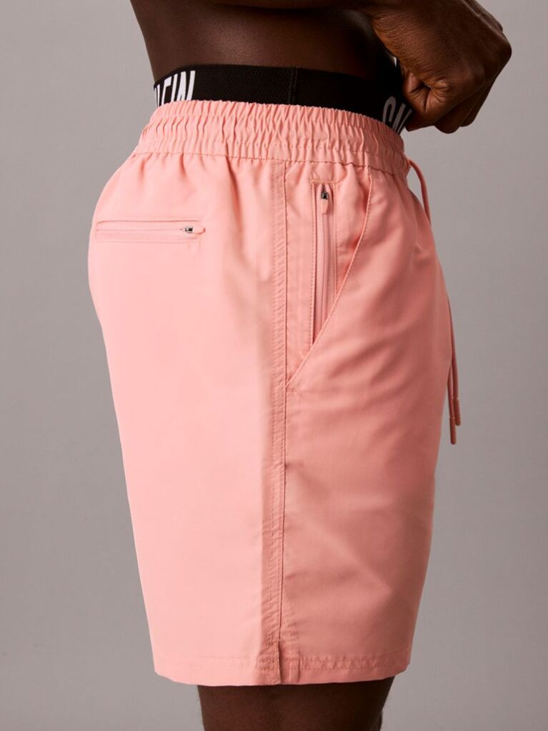 Roz Pantaloni Scurti De Baie Cu Elastic Dublu La Talie - Intense Power  Barbati