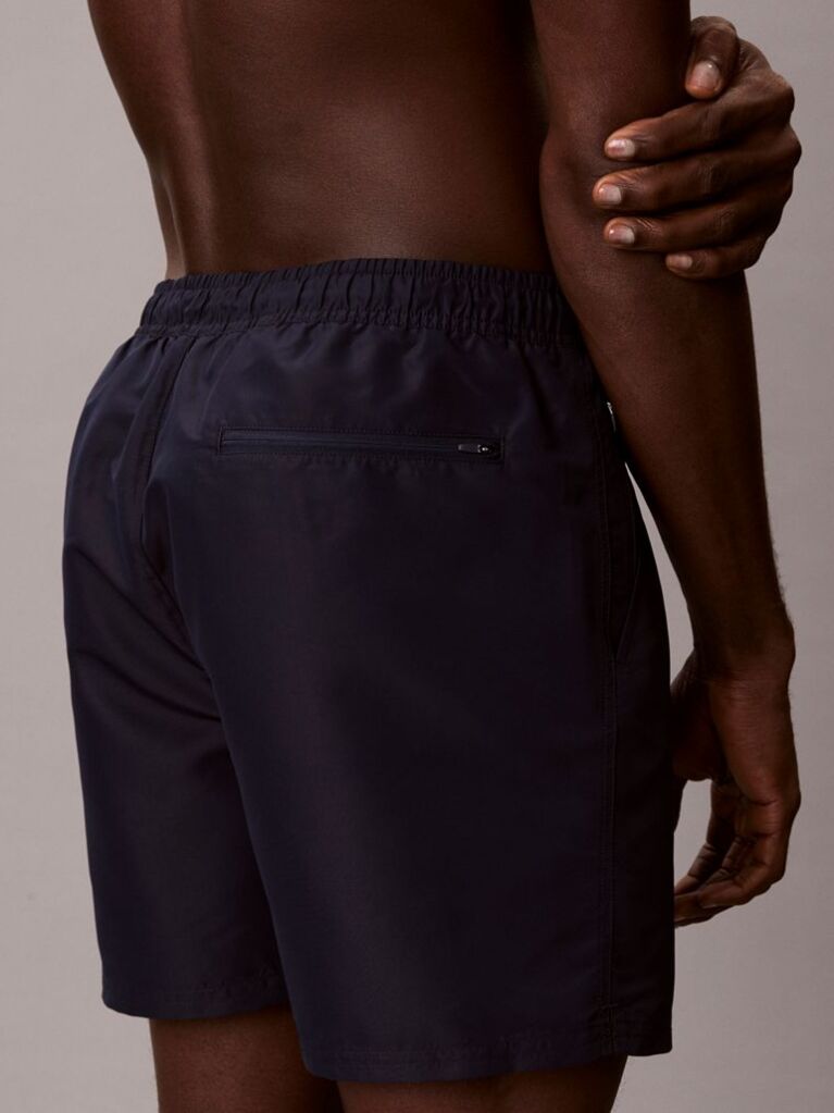 Negru Pantaloni Scurti De Baie Medii Cu Snur - Intense Power  Barbati