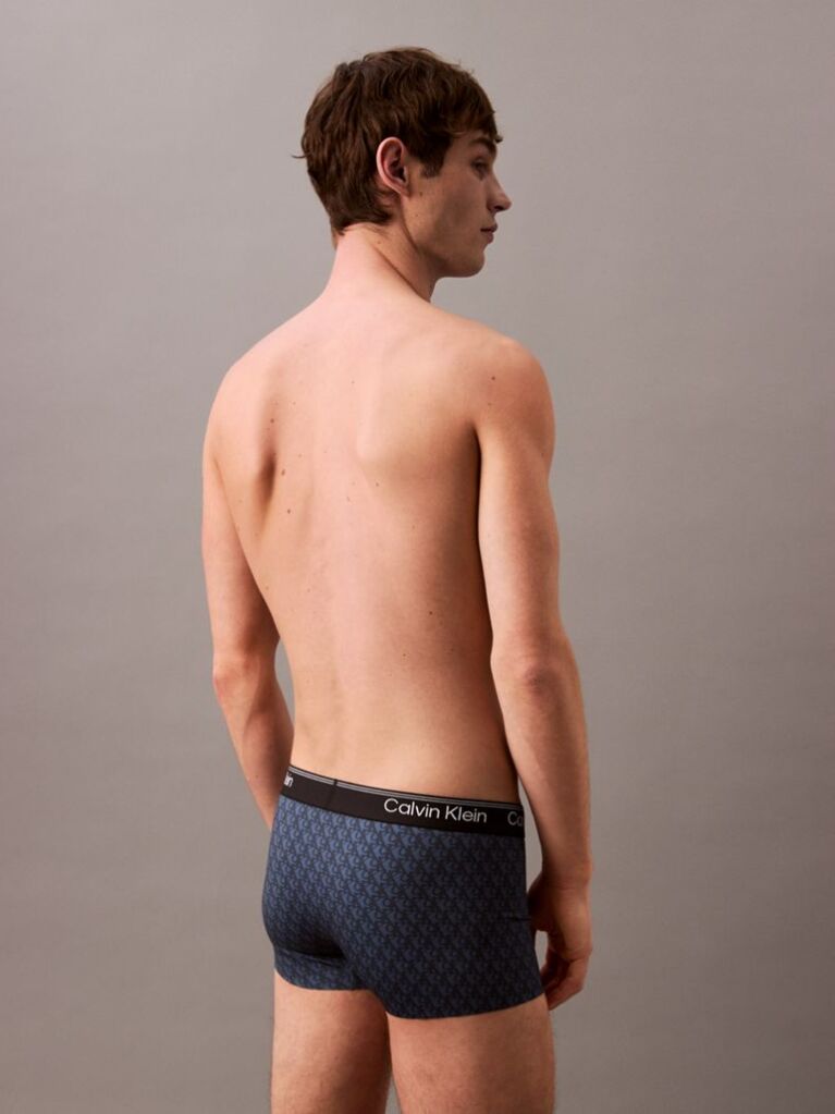 Blue Low Rise Trunks - Micro Stretch Cooling  Men