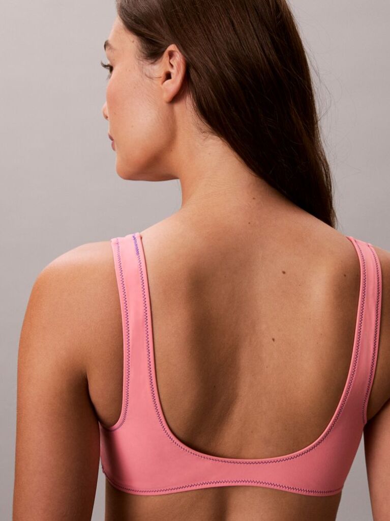 Roz Sutien De Baie Bralette - CK Monogram  Femei