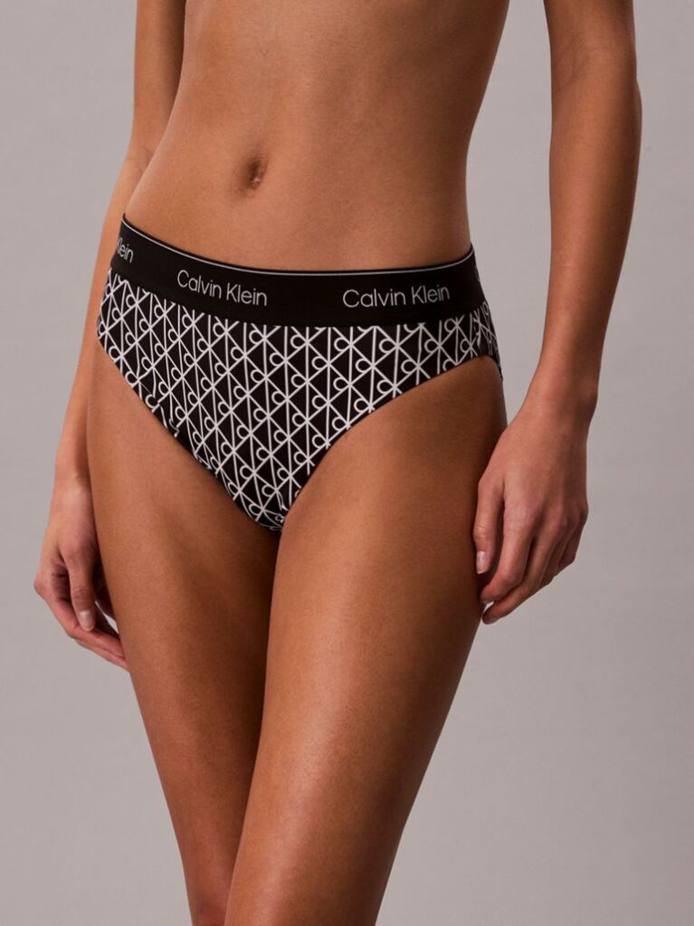 Negru Slip De Baie – CK Icon  Femei