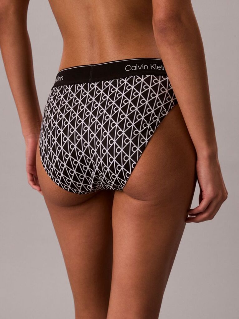 Negru Slip De Baie – CK Icon  Femei