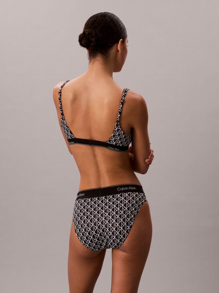 Negru Slip De Baie – CK Icon  Femei