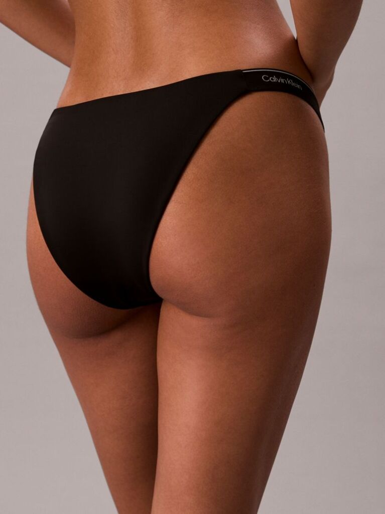Negru Slip De Baie - CK Icon  Femei