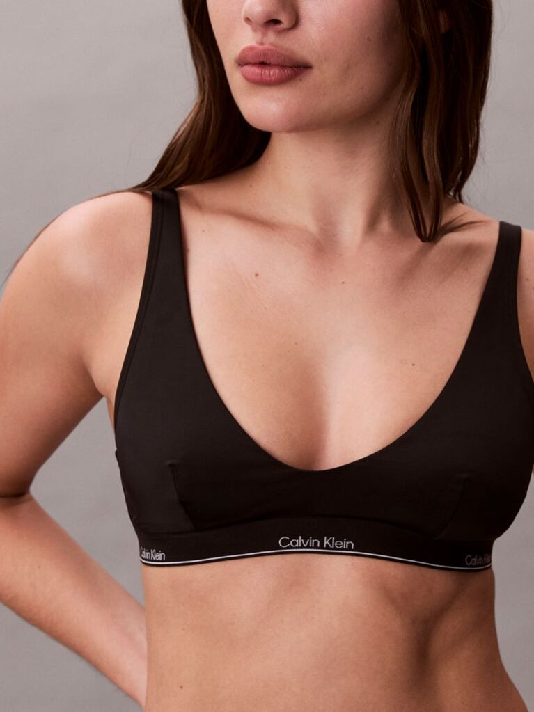 Negru Sutien De Baie Bralette - CK Icon  Femei