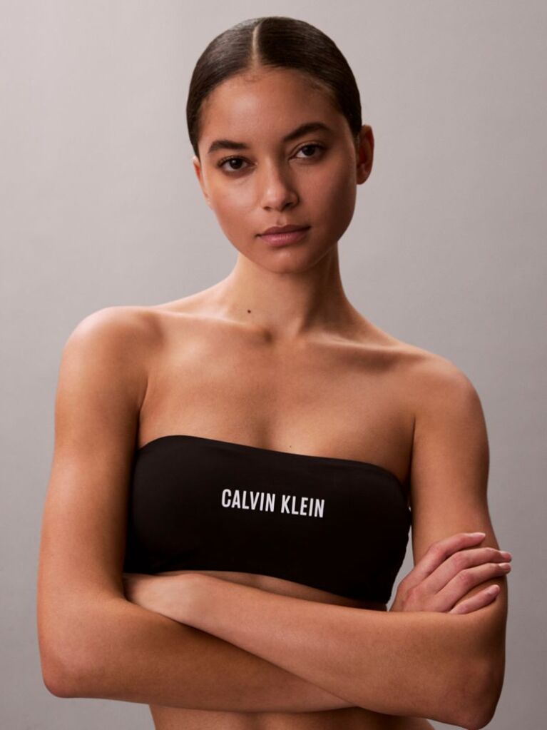 Negru Sutien De Baie Bandeau - Intense Power  Femei