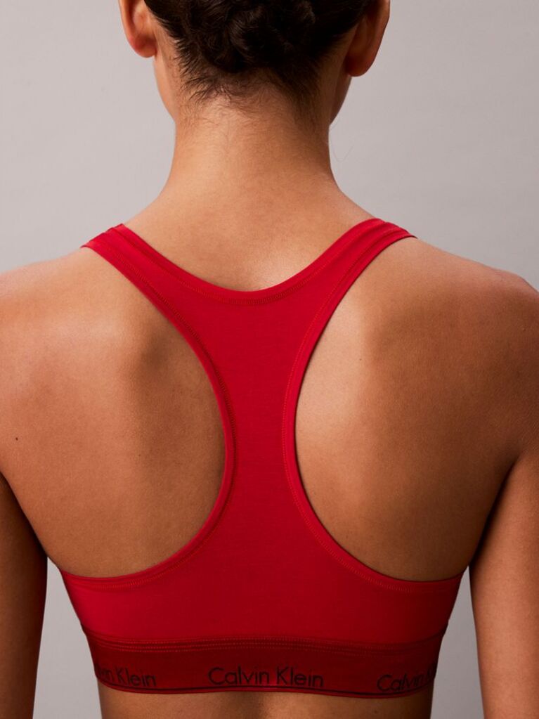 Rosu Bralette Fara Captuseala - Icon Cotton Modal  Femei