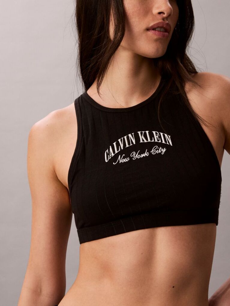 Black Bralette - Heritage Classic Cotton  Women