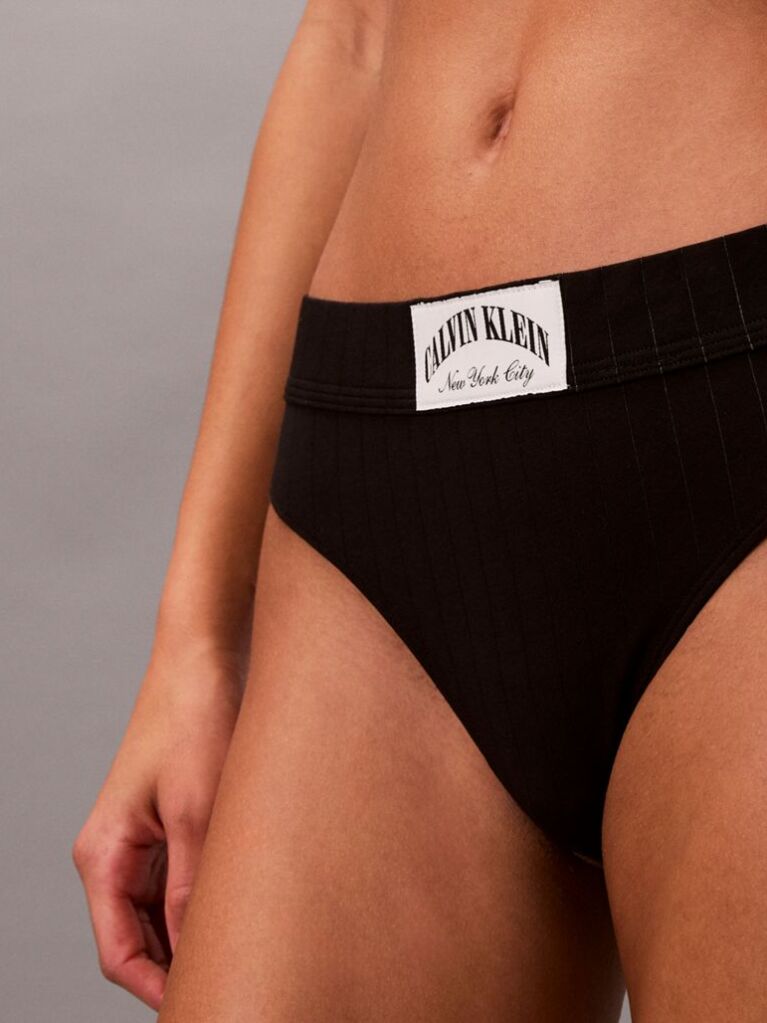 Black Thong - Heritage Classic Cotton  Women