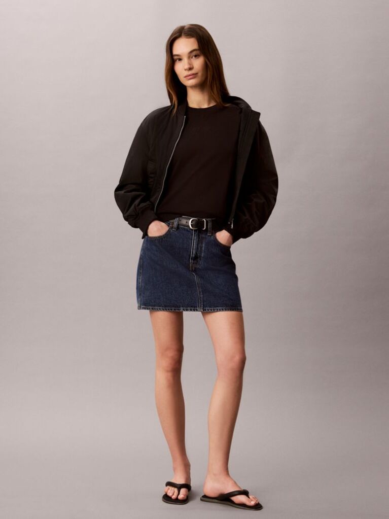 Negru Tricou Cu Maneca Scurta  Femei