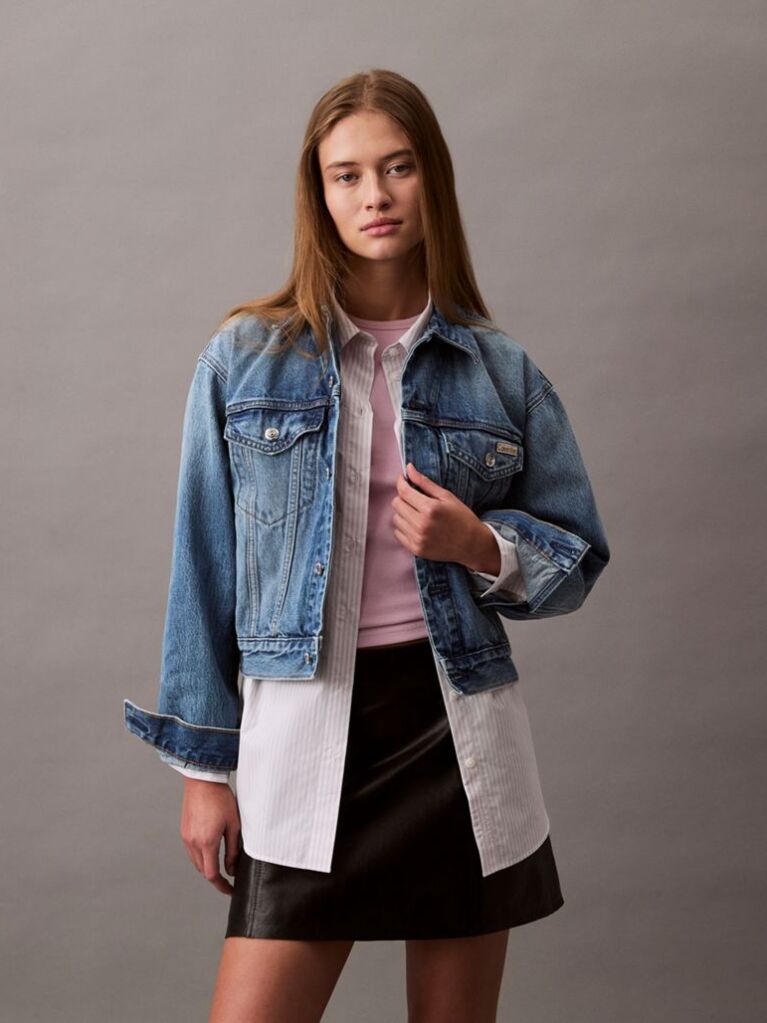 Denim 90s Trucker Jacket  Women