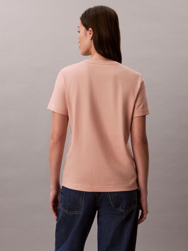 Portocaliu Tricou Cu Monograma  Femei