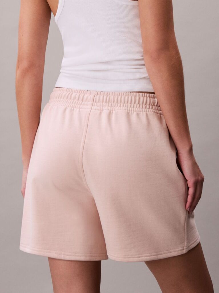 Portocaliu Pantaloni Scurti Jogger Din Bumbac Terry  Femei