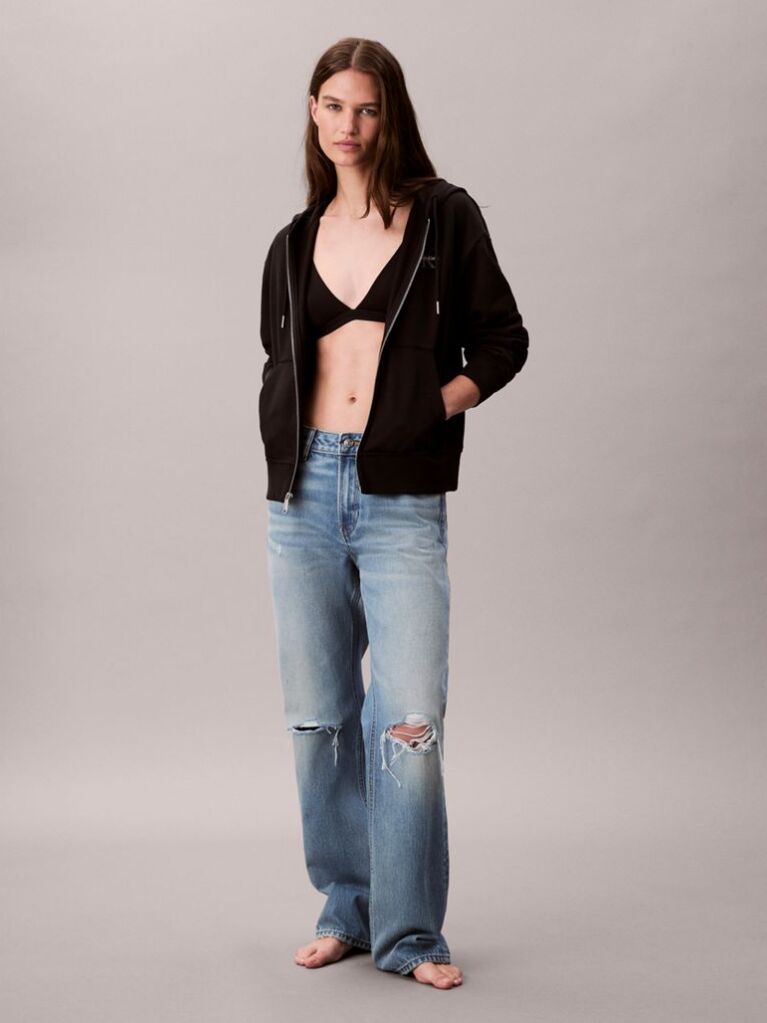 Denim Blugi Drepti Stil Anii 90  Femei