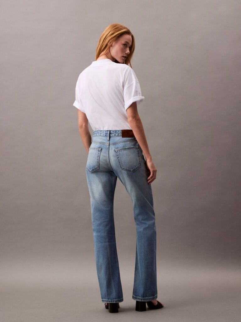 Denim Blugi Relaxati Cu Croiala Bootcut  Femei