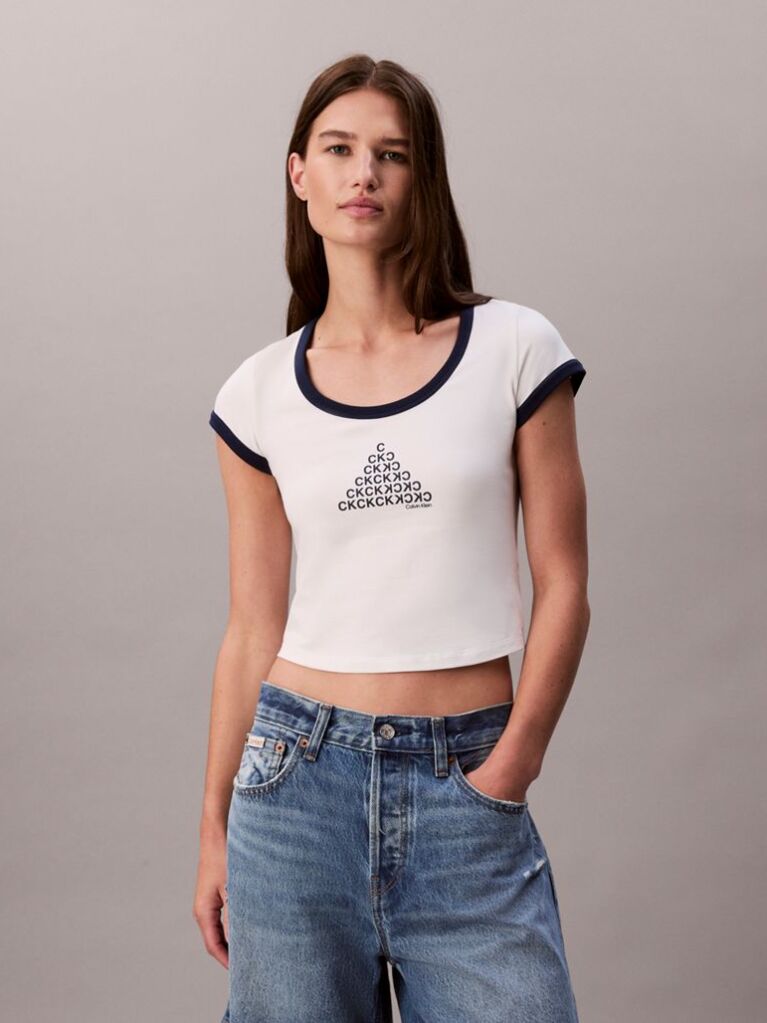 White Short Sleeve T-Shirt  Women