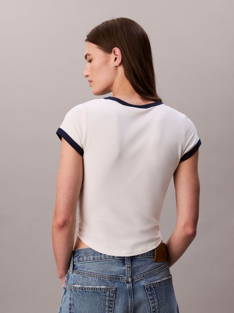 White Short Sleeve T-Shirt  Women