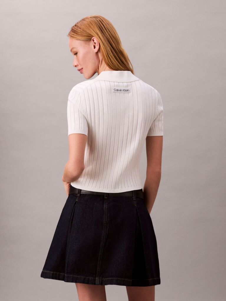 Denim Pleated Denim Skirt  Women