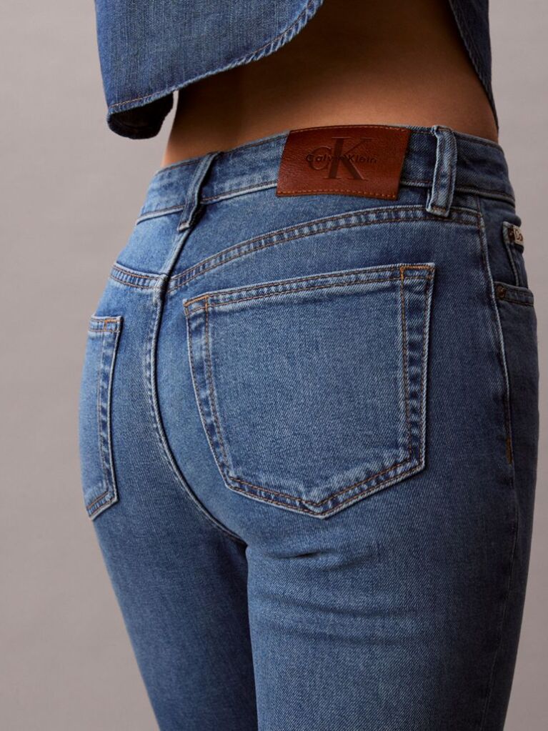 Denim Mid Rise Slim Jeans  Women