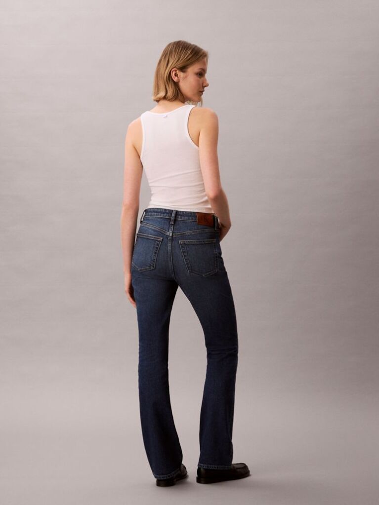 Denim Blugi Skinny Cu Croiala Bootcut  Femei
