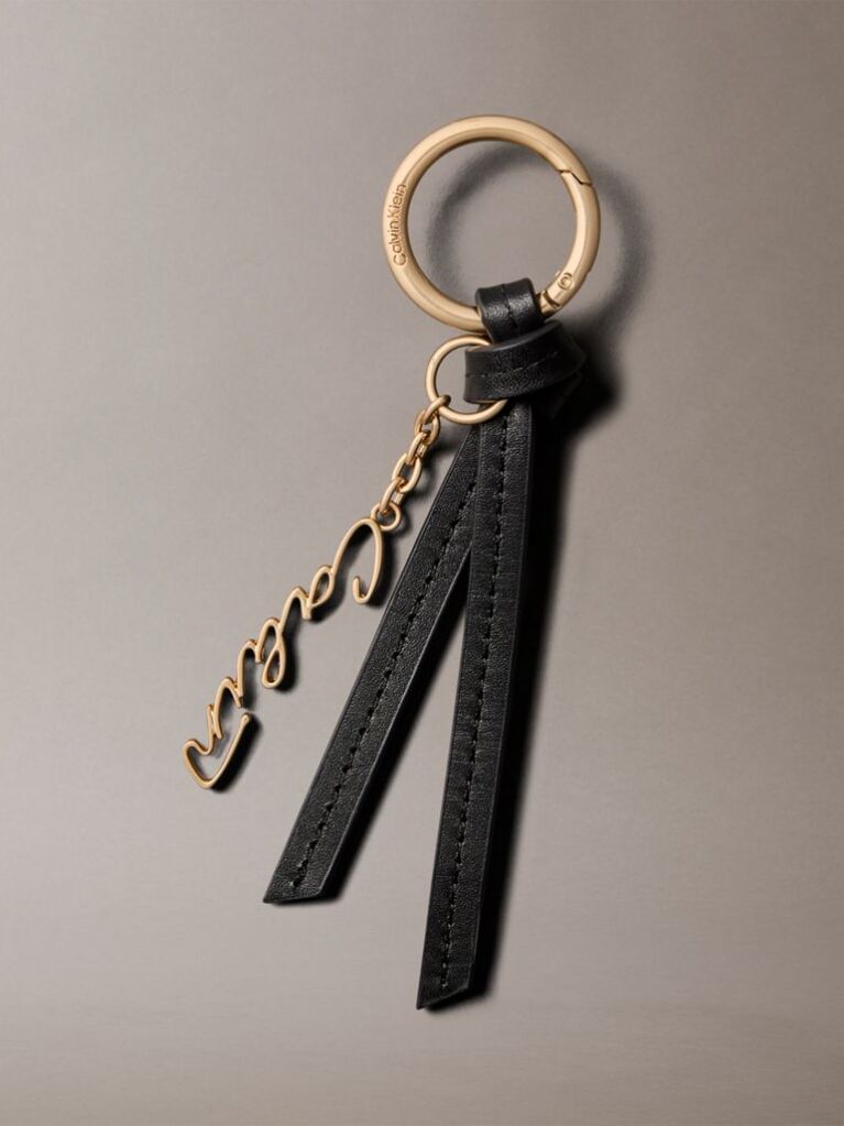 Negru Accesoriu Pentru Geanta Cu Franjuri Inodate Si Logo  Femei