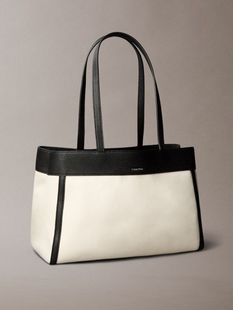Alb Geanta Tote Din Bumbac Canvas  Femei