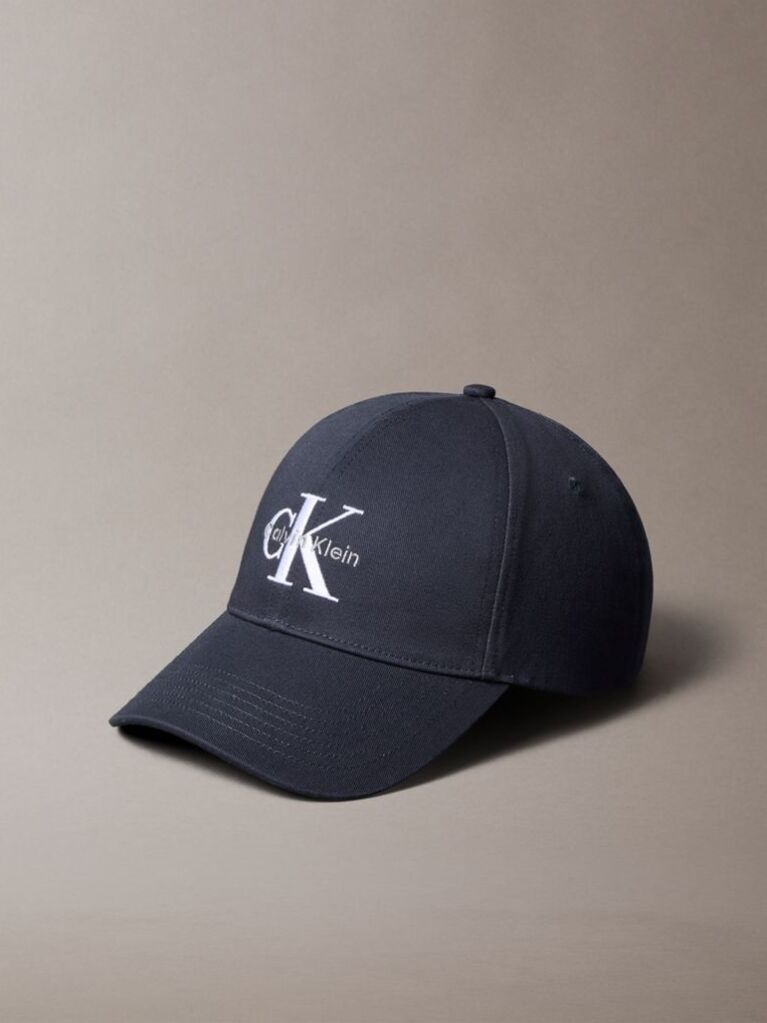 Gri Sapca Baseball Cu Logo Monogram Brodat  Barbati