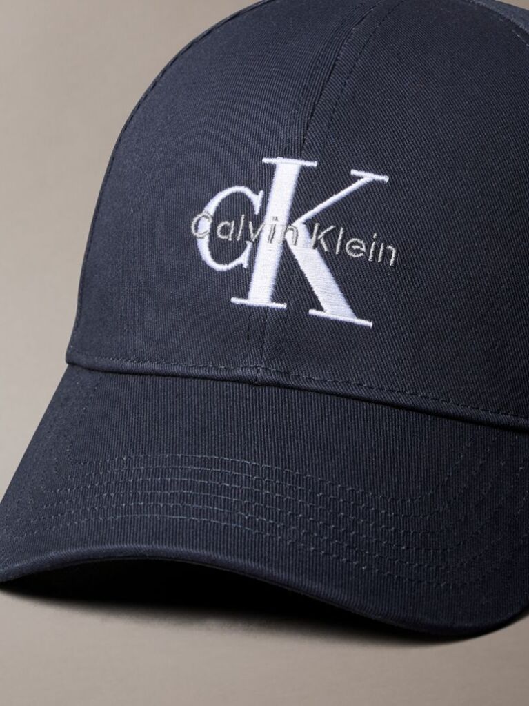 Gri Sapca Baseball Cu Logo Monogram Brodat  Barbati