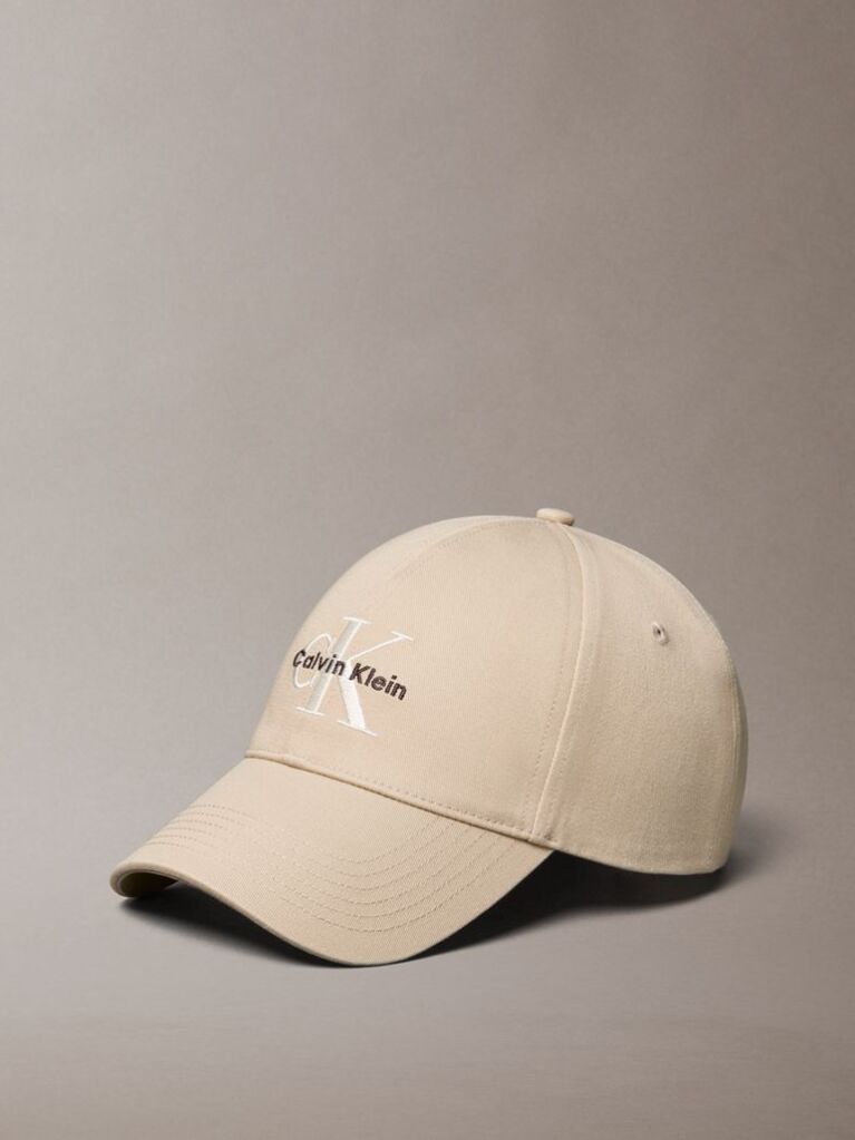 Bej Sapca Baseball Cu Logo Monogram Brodat  Barbati