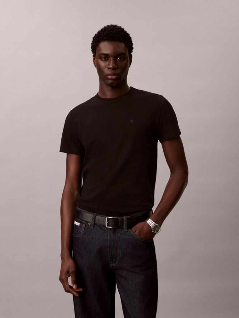 Black Pima Cotton T-shirt  Men