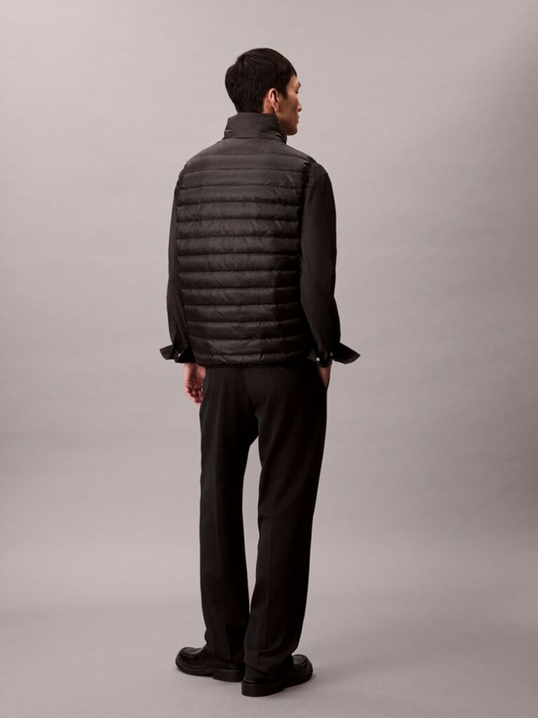Negru Vesta Puffer  Barbati