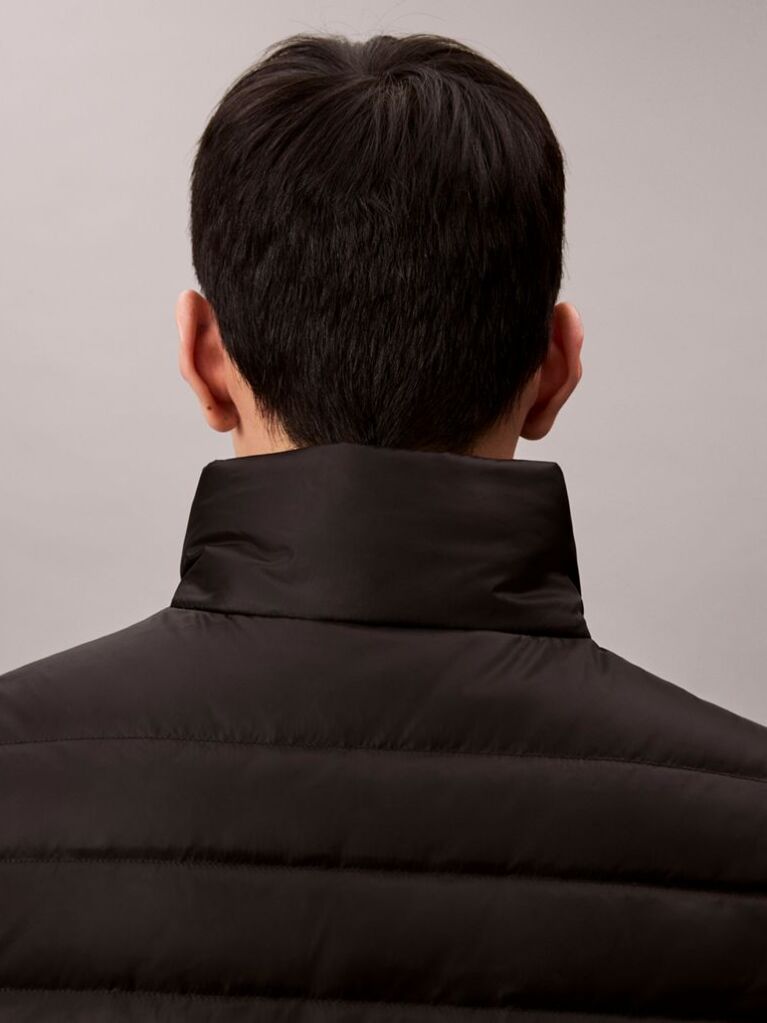 Negru Vesta Puffer  Barbati