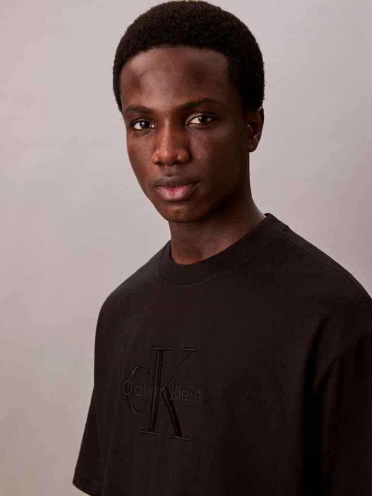 Negru Tricou Cu Maneca Scurta  Barbati
