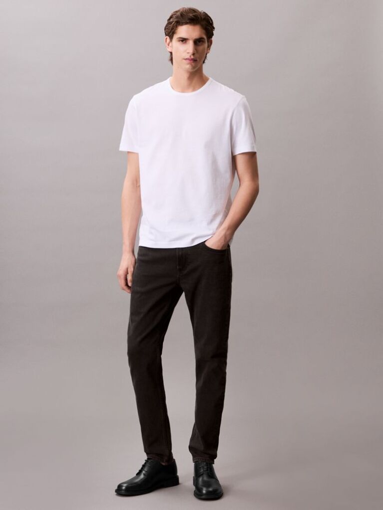 Negru Blugi Slim Tip Tapered  Barbati