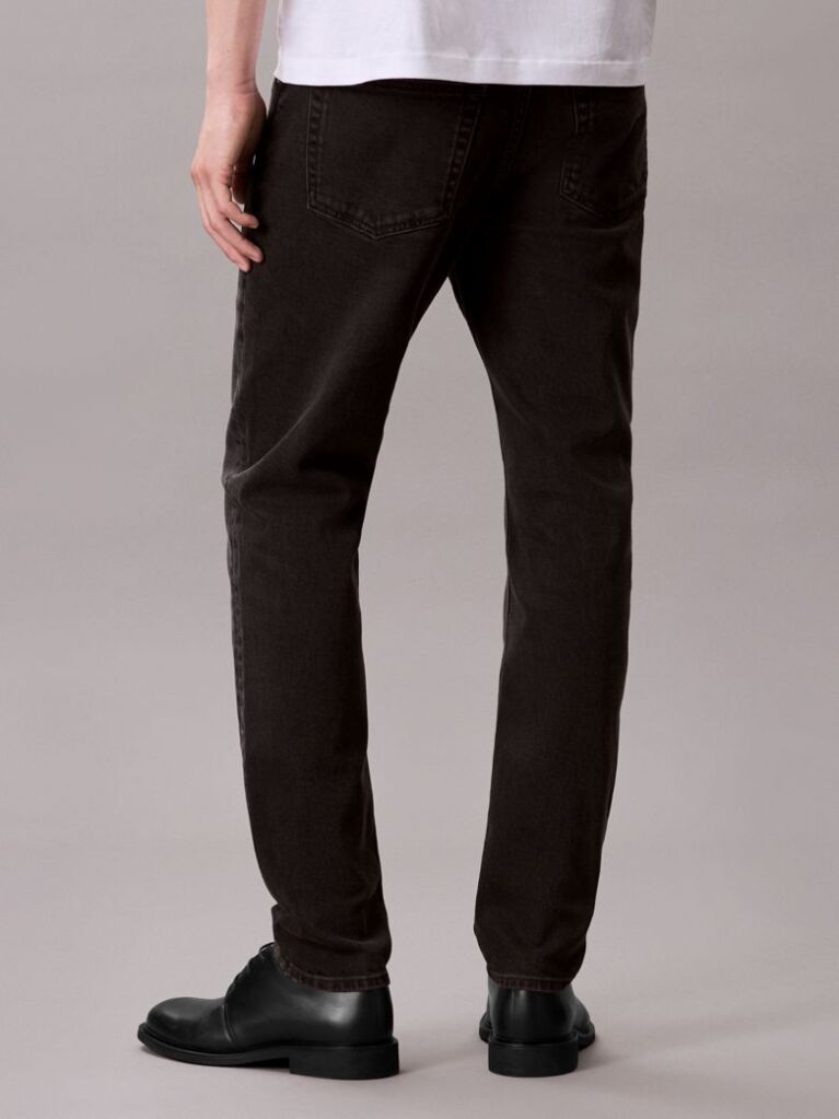 Negru Blugi Slim Tip Tapered  Barbati
