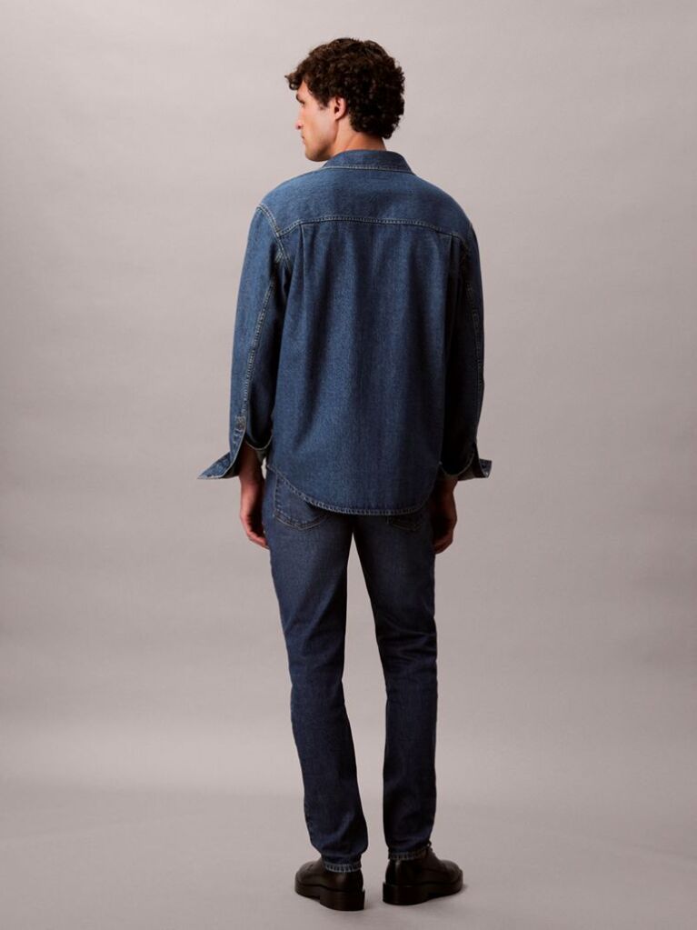 Denim Blugi Slim Cu Croiala Conica  Barbati