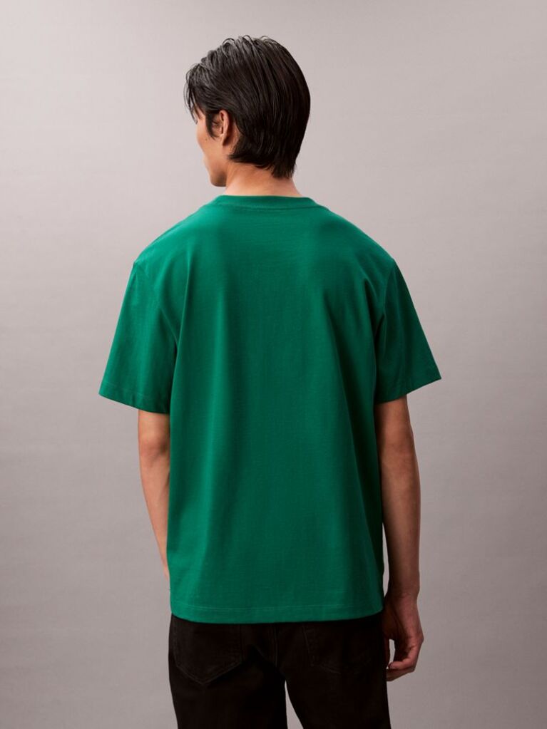 Verde Tricou Cu Logo Monograma  Barbati