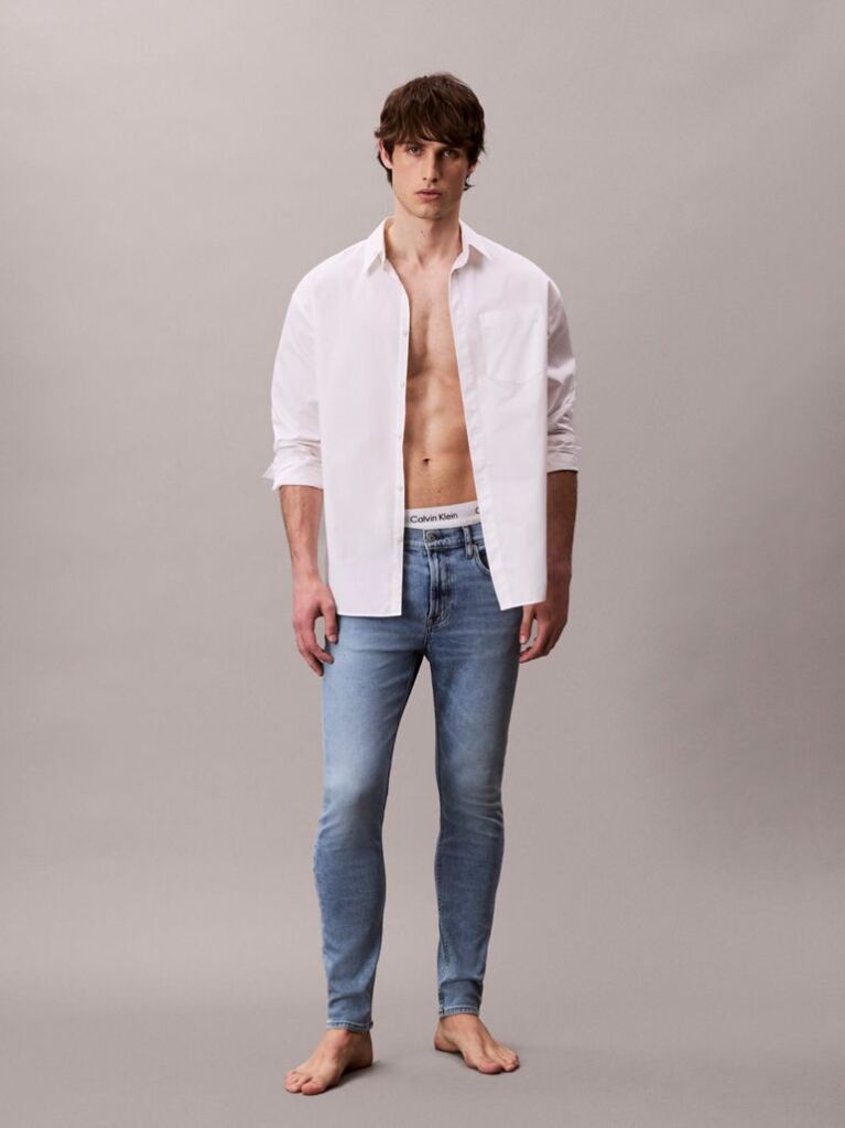 Denim Slim Tapered Jeans  Men